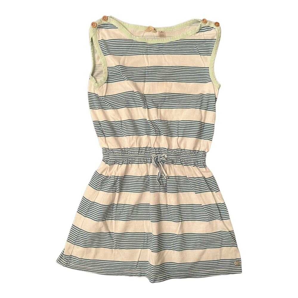 Roxy White and Blue Striped Dress. Size 7/8